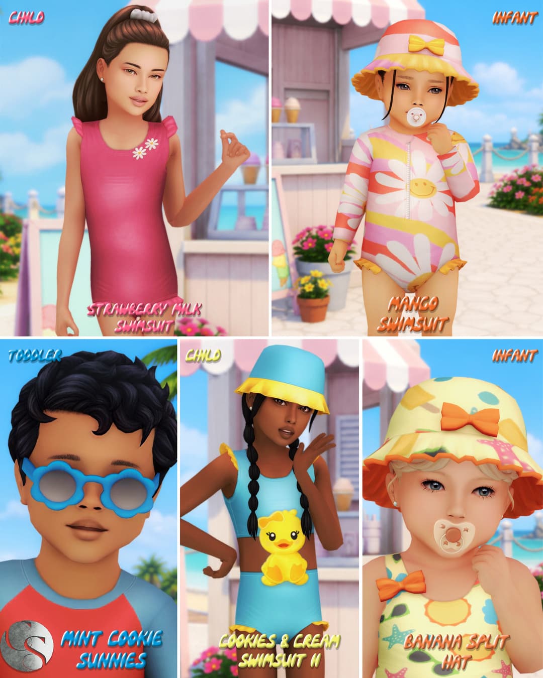 Галерея мода Детская летняя коллекция Sweet Splash Collection #1